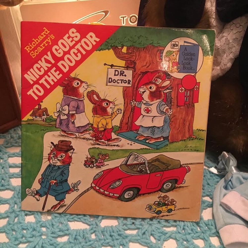 1978 Richard SC A R R Y S Nicky Goes to the D O C T O R book